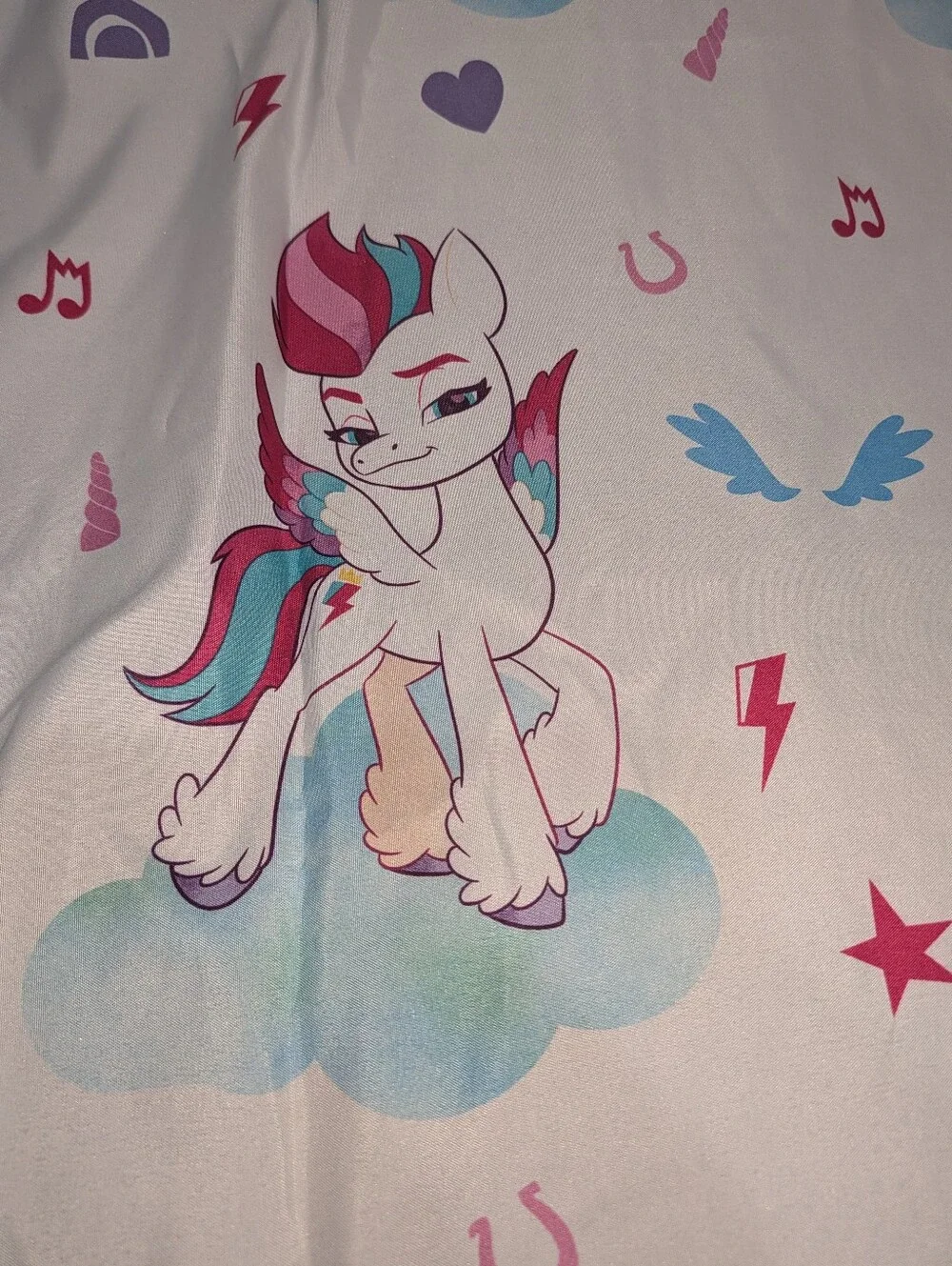 NWOT My Little Pony Character Twin Size Flat Sheet